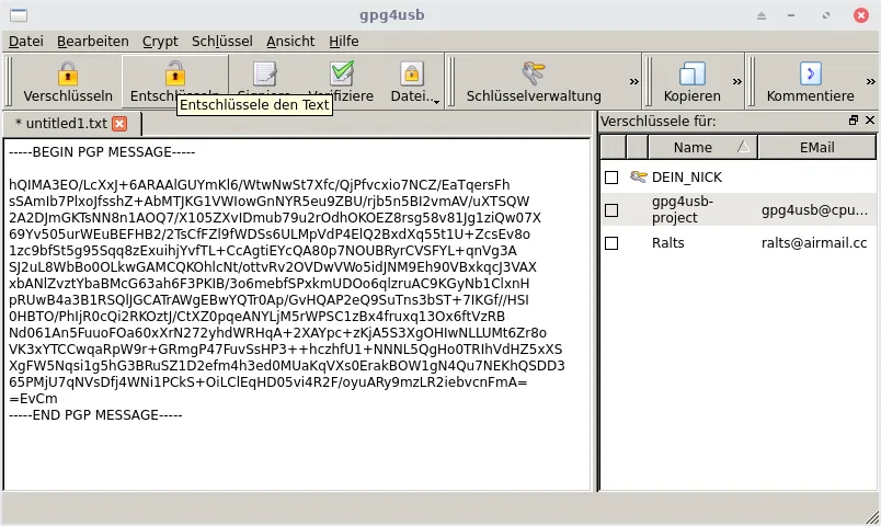GPG4USB