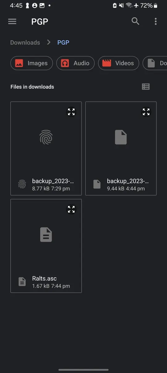 Import keys 2