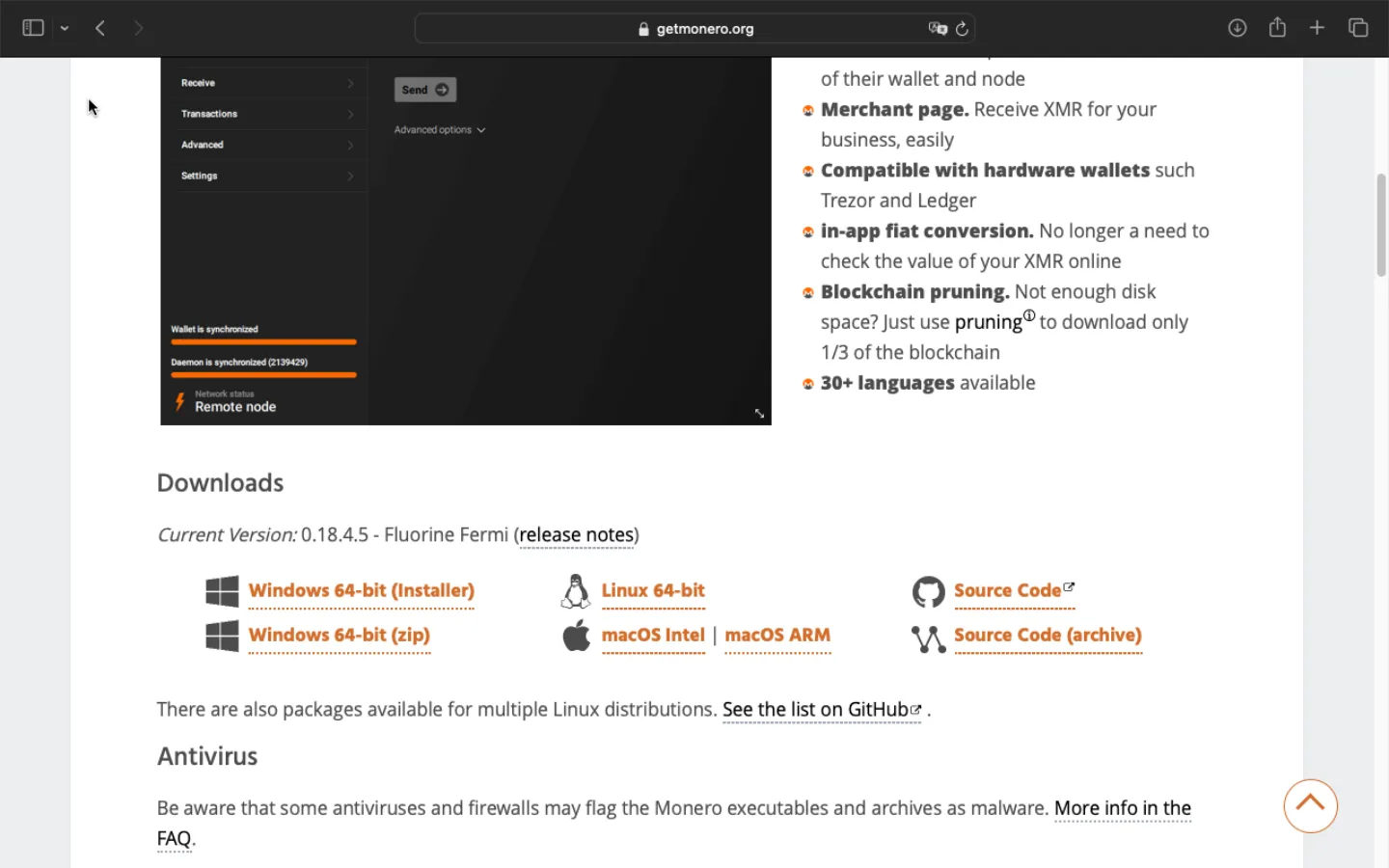 Monero GUI