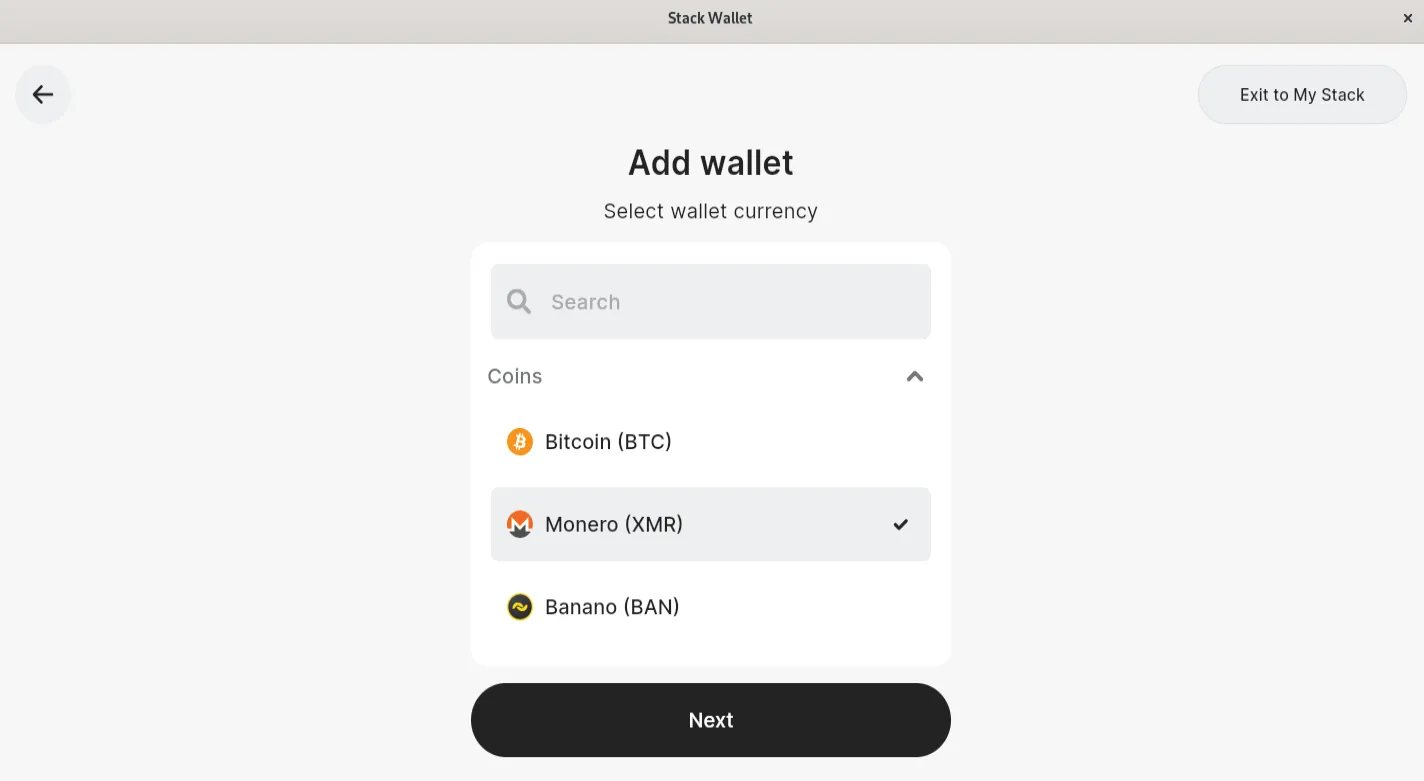 Stack Wallet