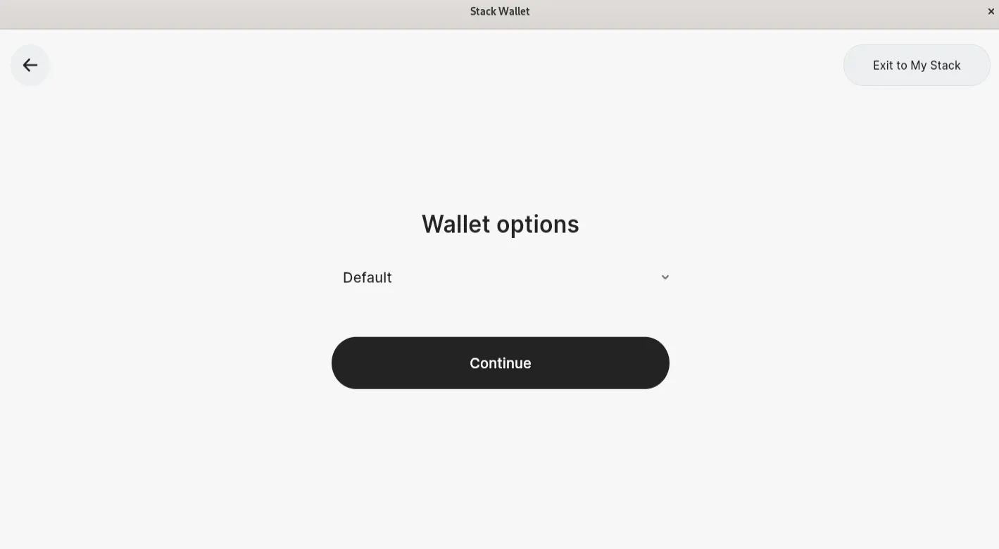 Stack Wallet